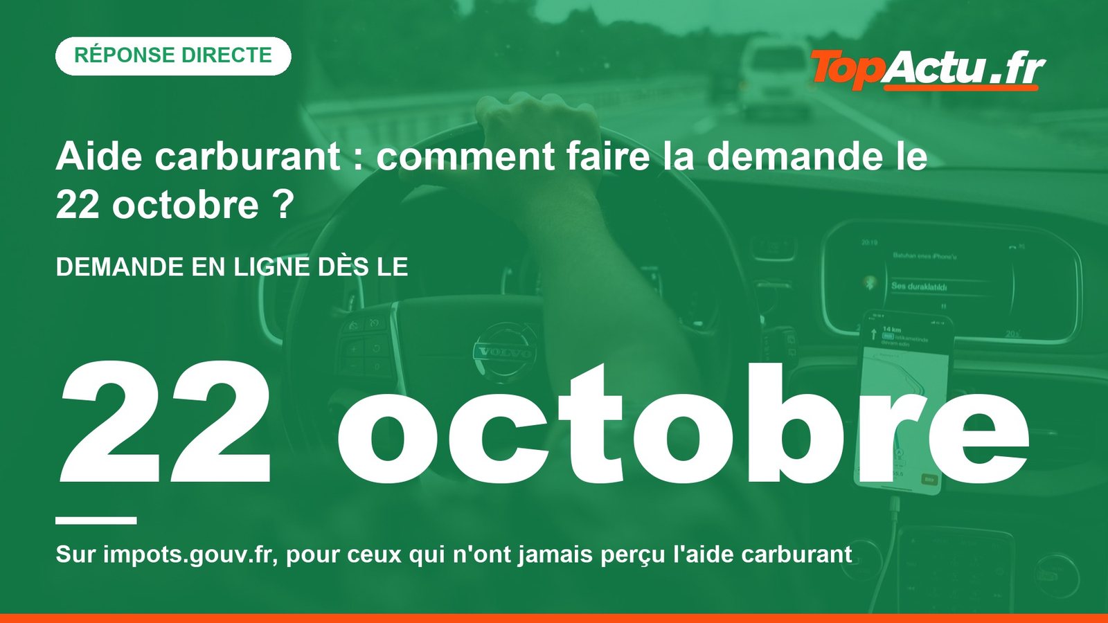 Aide carburant : comment faire la demande le 22 octobre ? : 22 octobre, image à la une