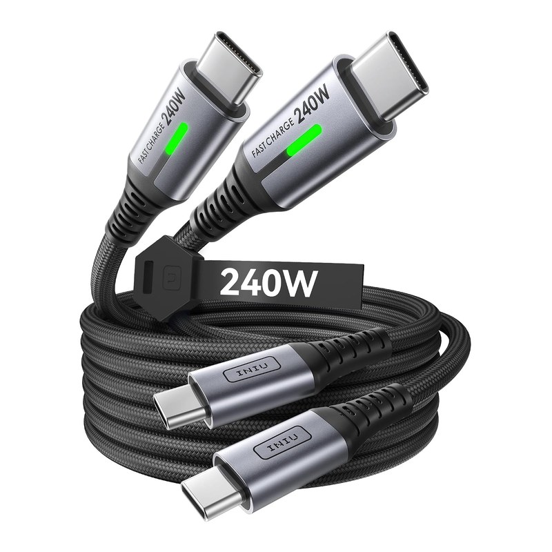 INIU 240 W pack de 2, câble USB-C 240 W