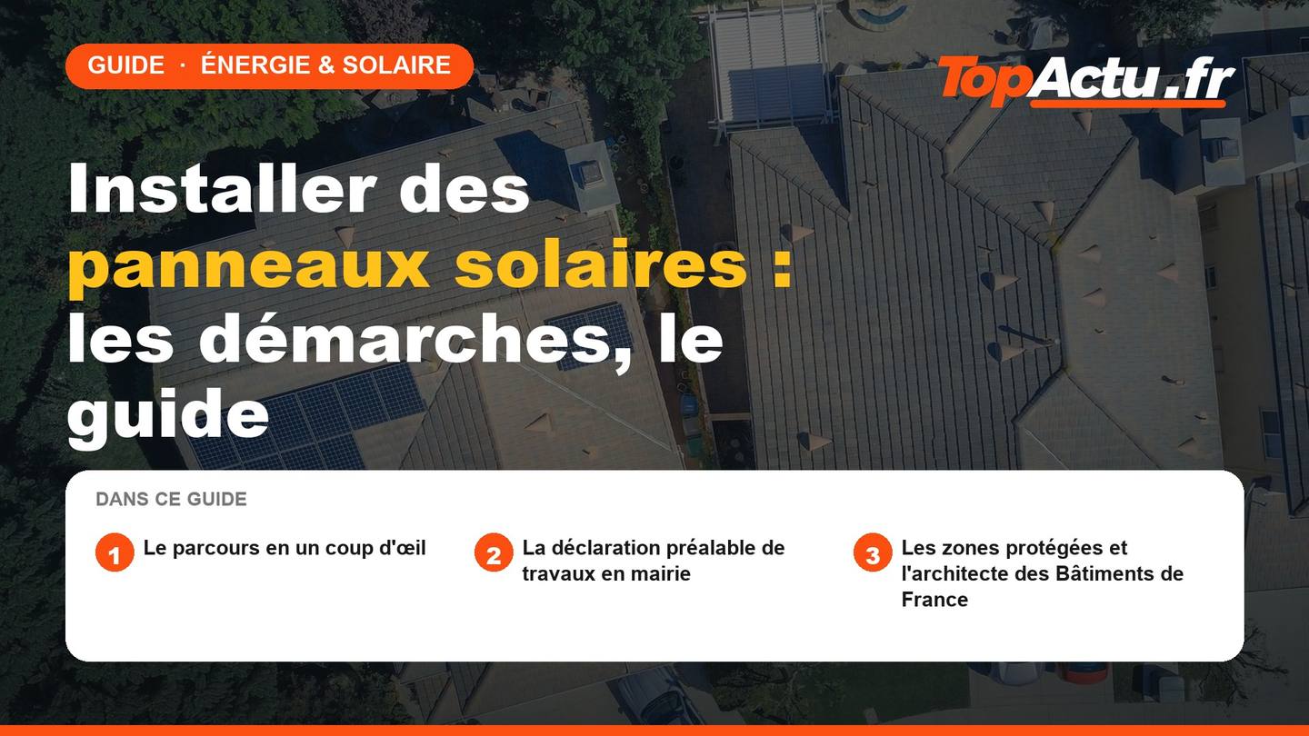 Installer des panneaux solaires : les démarches, le guide, image à la une du guide