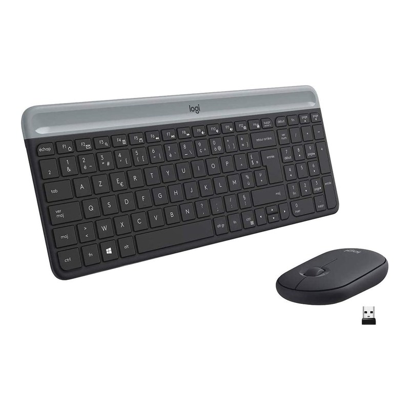 Logitech MK470 Slim, clavier et souris sans fil
