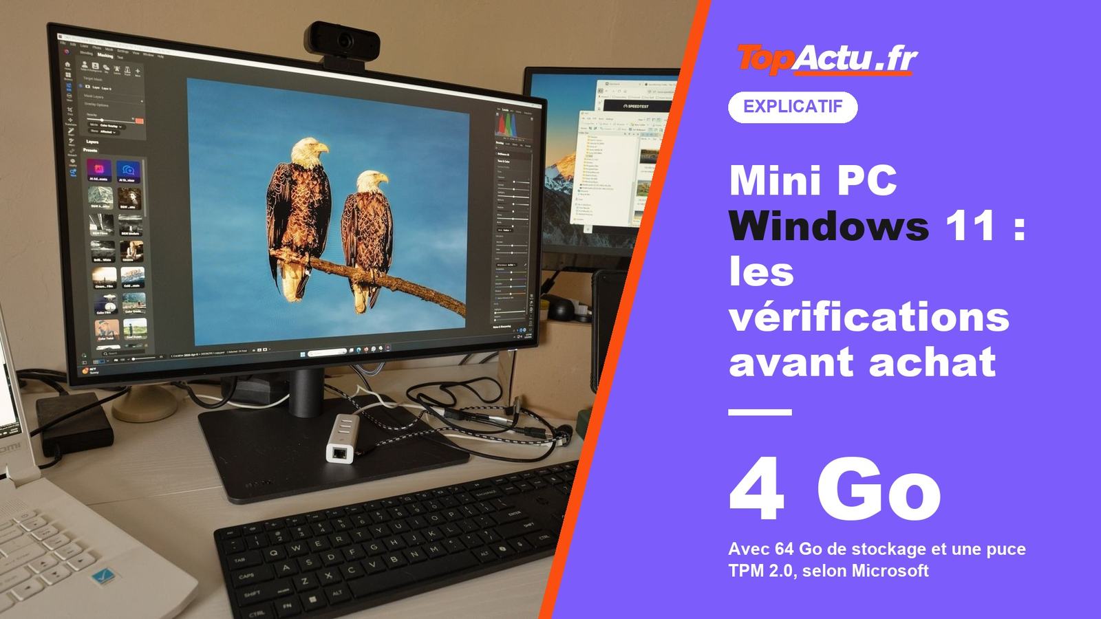 Mini PC Windows 11 : les vérifications avant achat : 4 Go, image à la une
