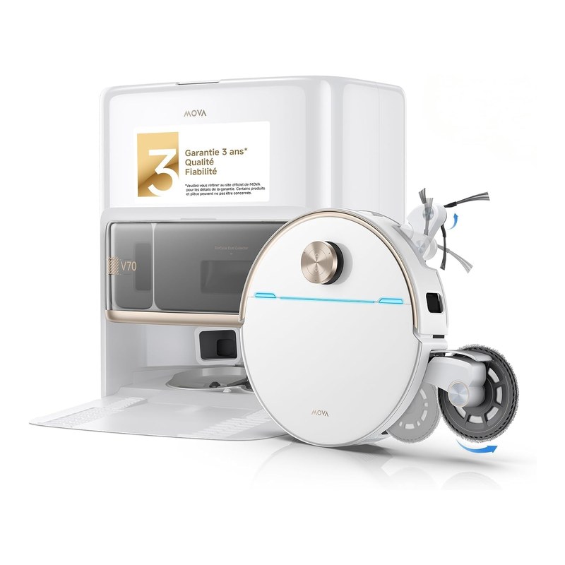 MOVA V70 Ultra Complete, robot aspirateur laveur