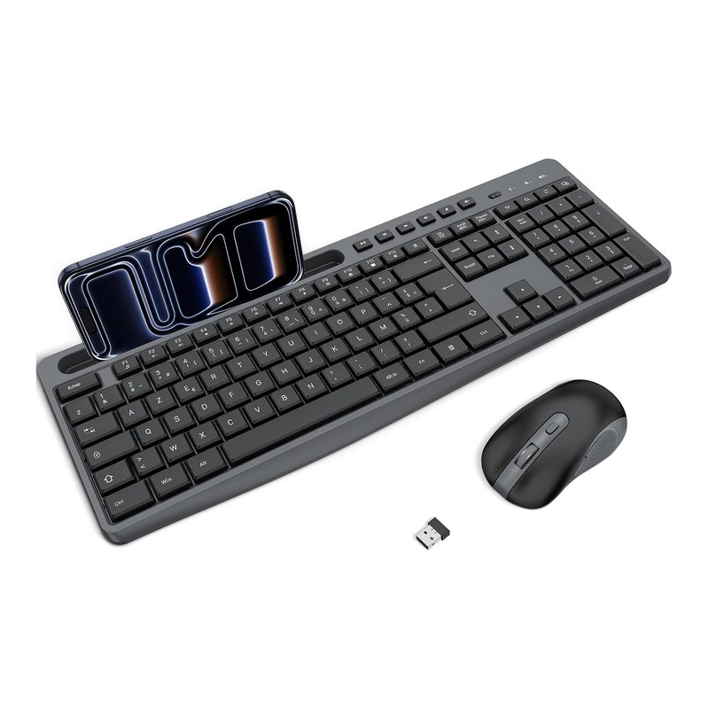 OMOTON, ensemble 2,4 GHz, clavier et souris sans fil