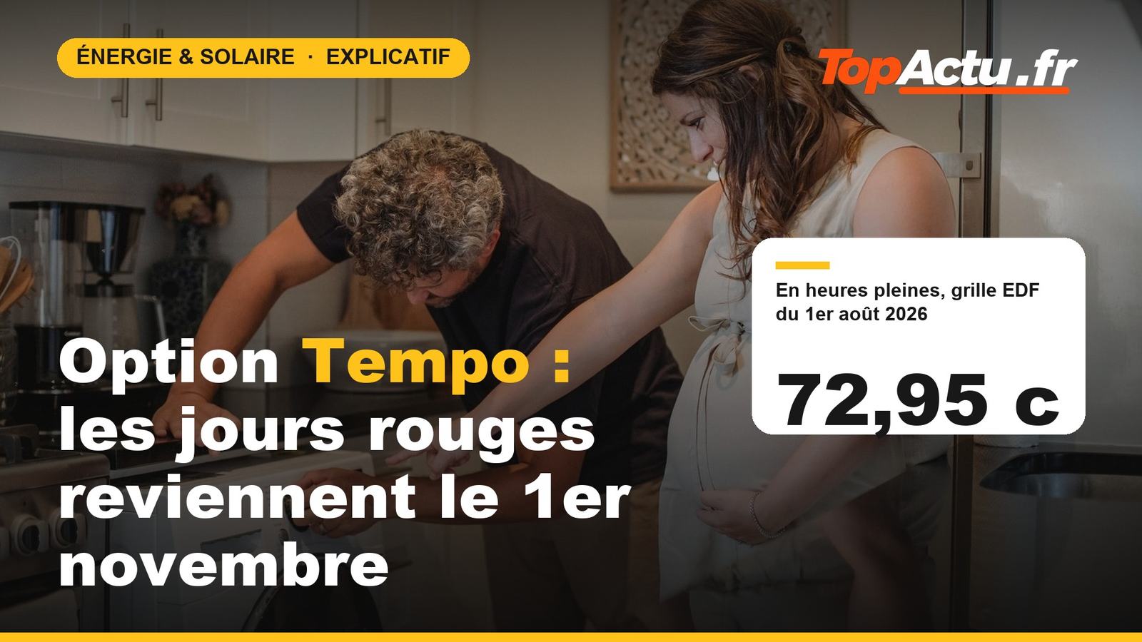 Option Tempo : les jours rouges reviennent le 1er novembre : 72,95 c, image à la une
