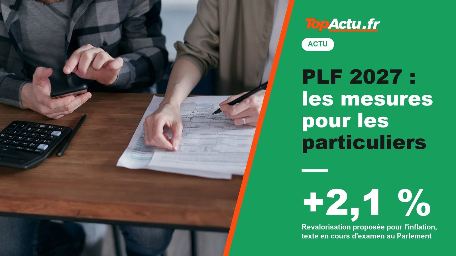 PLF 2027 : les mesures pour les particuliers : +2,1 %, image à la une